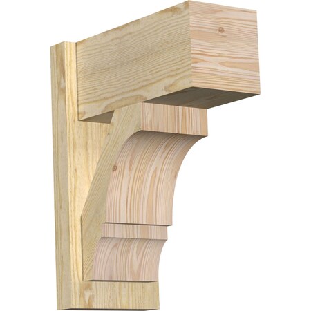 Balboa Block Rough Sawn Outlooker, Douglas Fir, 8W X 16D X 20H